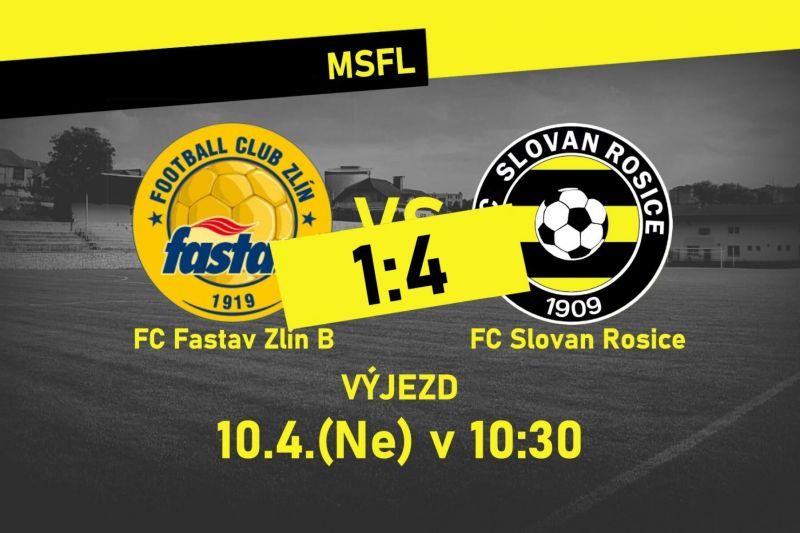 Zdroj foto: Facebook Slovan Rosice Václav Horyna 11. 4. 2022 fotbalunas.cz