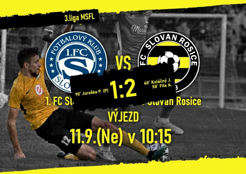 Zdroj foto: facebook/Slovan Rosice - Václav Horyna 12. 9. 2022 fotbalunas.cz