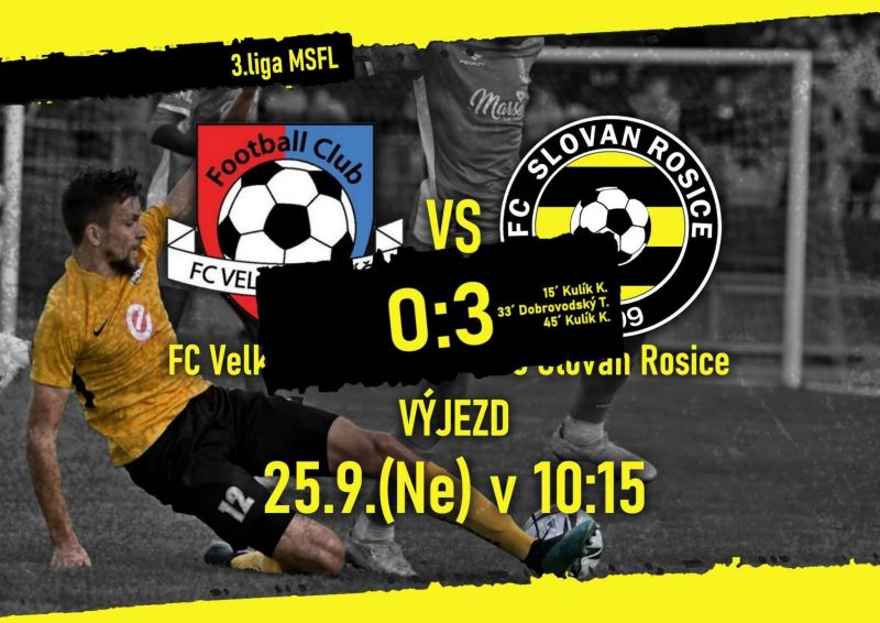 Zdroj foto: facebook/Slovan Rosice - Václav Horyna 26. 9. 2022 fotbalunas.cz