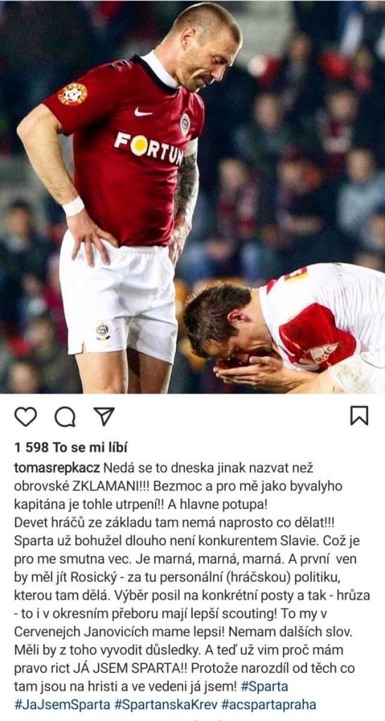 Zdroj: Instagram @tomasrepkacz