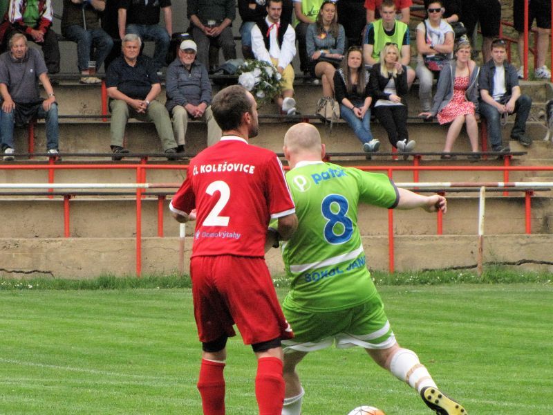 Momentky 22. kola OP Rakovník, Kolešovice - Janov