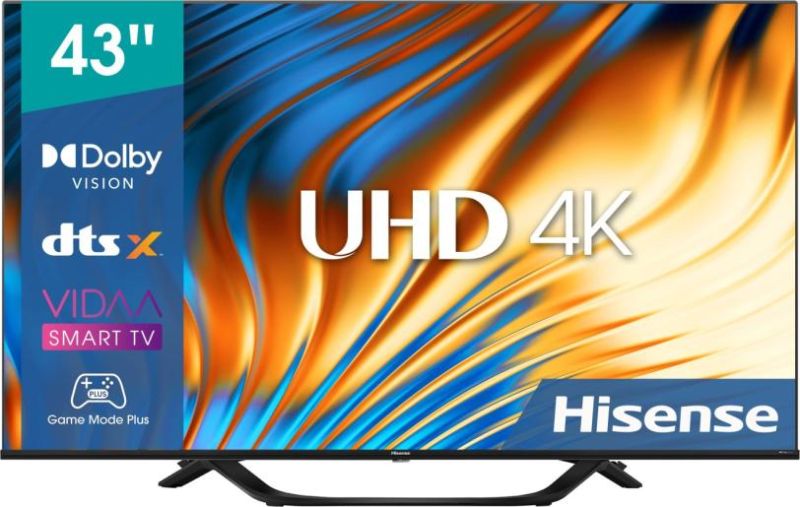 1x Hisense UHD Smart TV 43A66H, 8 999 bodů