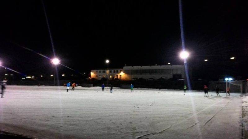 trénink Lokomotivy na Slavii