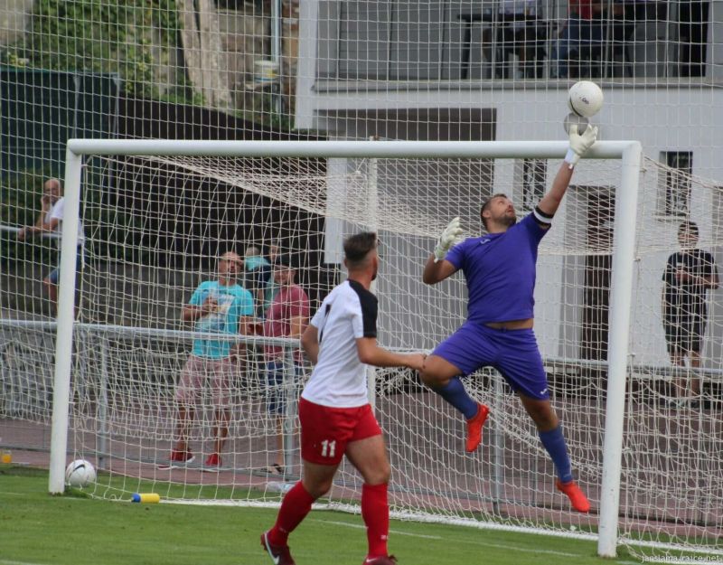 Zdroj foto: https://1bfk.cz/Jan Sláma - Václav Horyna 15. 8. 2022 fotbalunas.cz