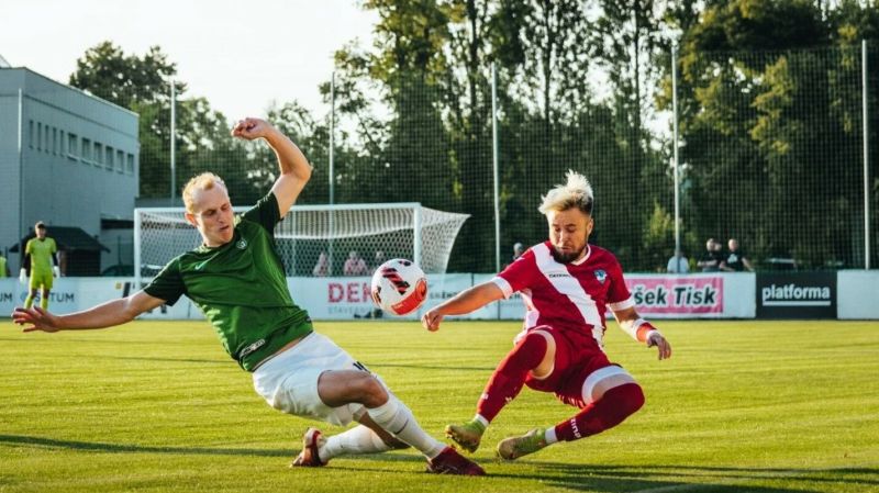 Zdroj foto: fchlucin/Dan Balouška - Václav Horyna 15. 8. 2022 fotbalunas.cz