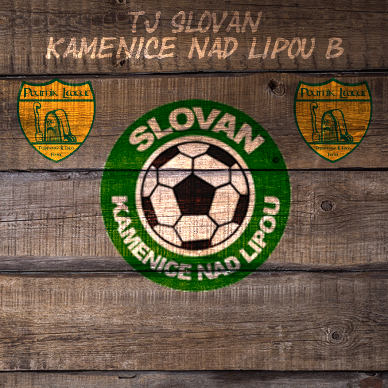 Znak TJ Slovan Kamenice nad Lipou, klub Luboše Nováka.